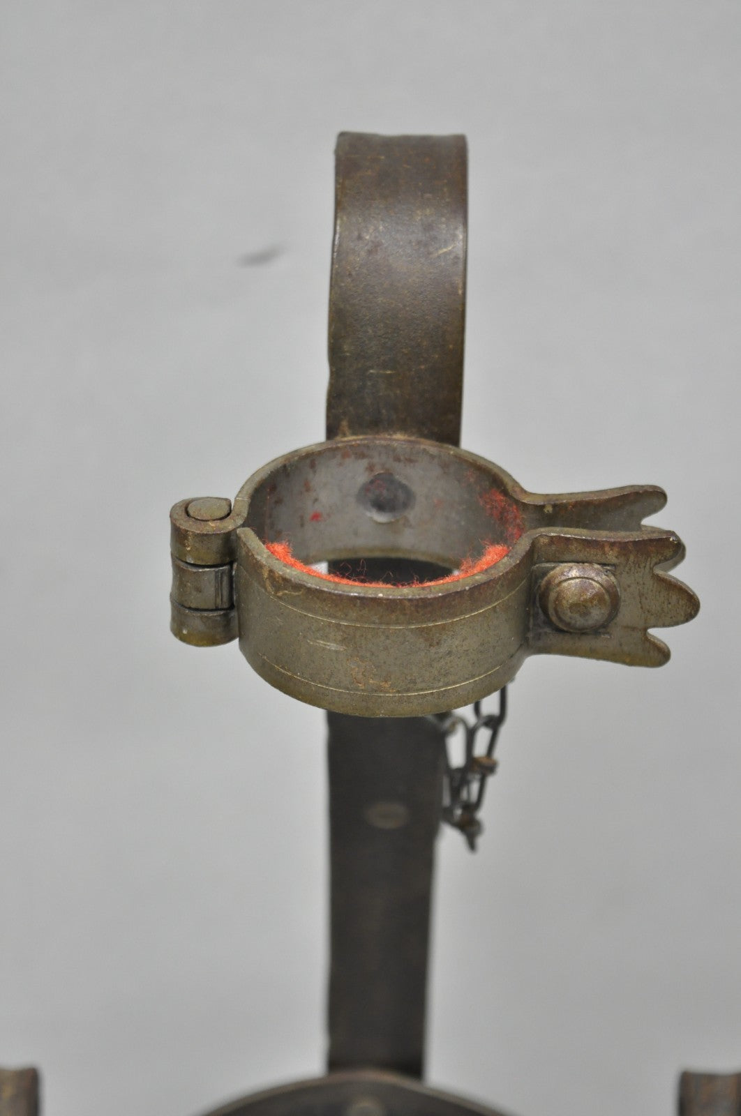 Antique German Arts & Crafts Wrought Iron Asbach Uralt 3 L Brandy Pourer Server