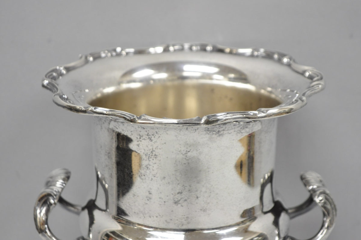 Vintage Victorian Silver Plated Trophy Cup Urn Champagne Chiller Bar Ice Bucket