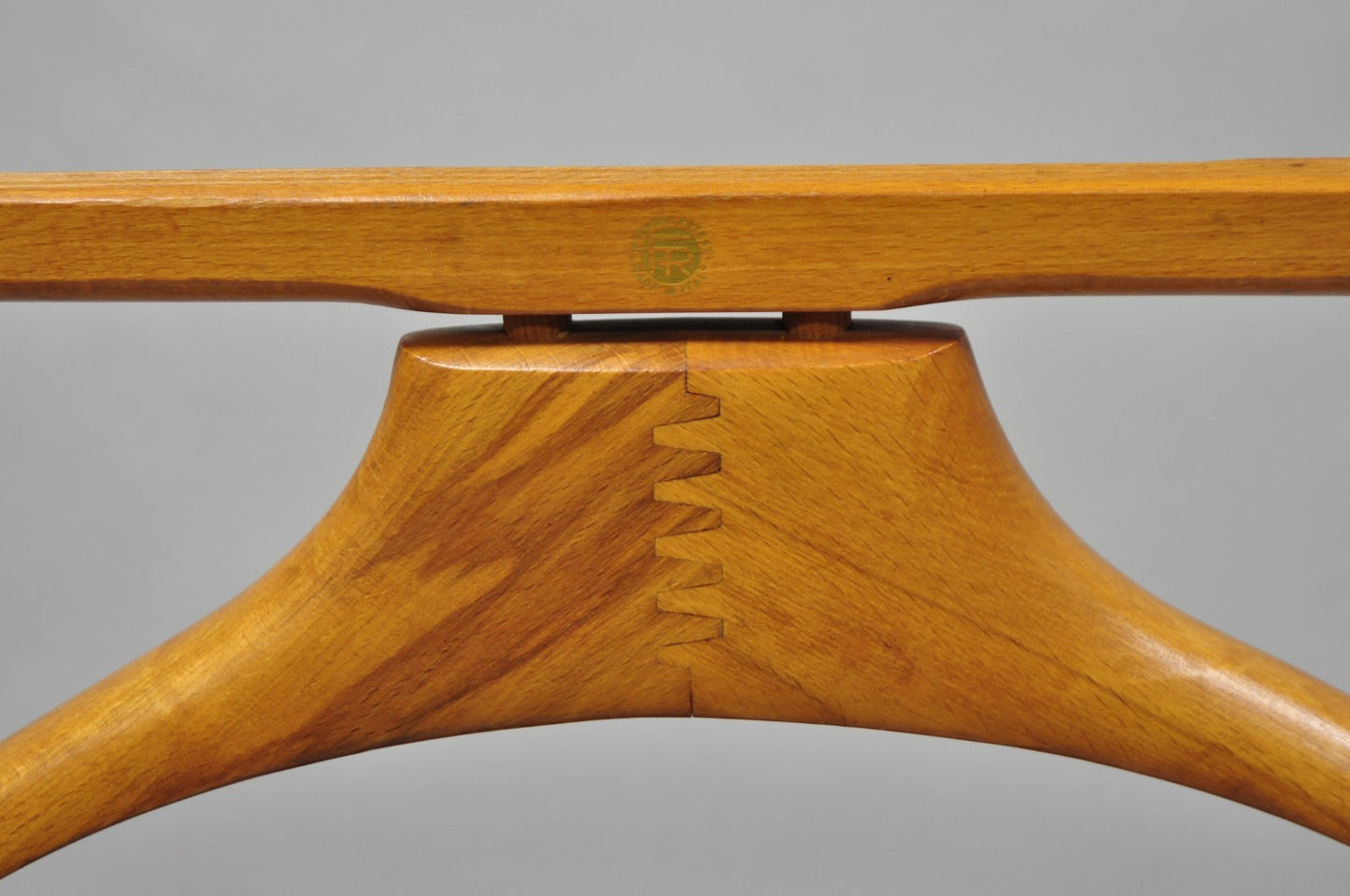 Vintage Fratelli Reguitti Italian X-Form Beech Wood Gentleman's Clothing Valet