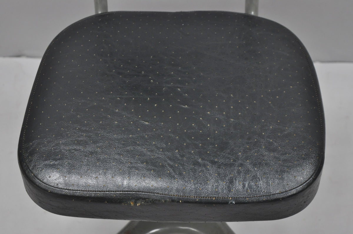 Vintage Hamilton Cosco Propeller Base Tanker Style Adjustable Office Desk Chair