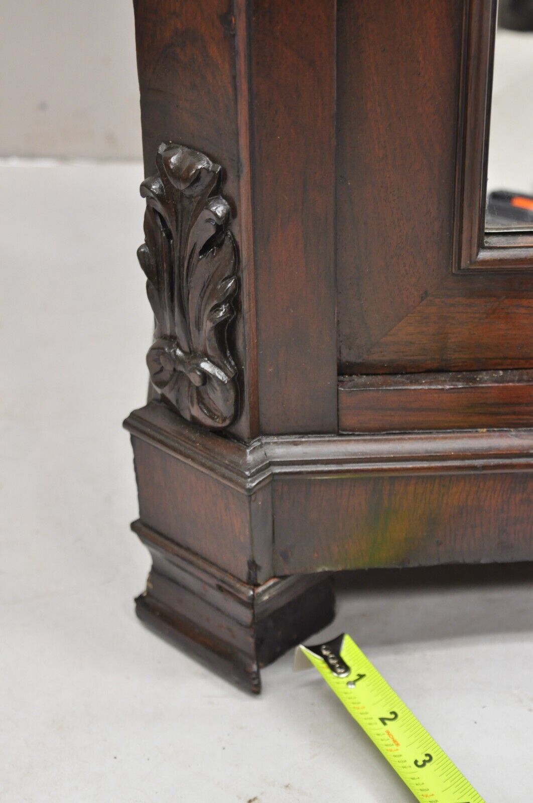 Antique Victorian Rosewood Marble Top Mirror Sideboard Buffet attr. John Jelliff