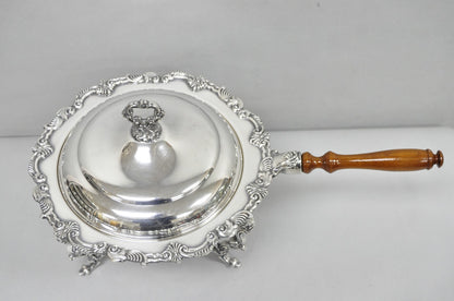Vintage Sheffield Victorian Silver Plated Large Warmer Chafing Serving Dish