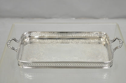 Vintage Wallace 335 Victorian Silver Plated Small Whatnot Trinket Dish Tray