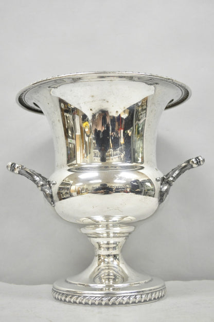 Vintage Regency Silver Plated Trophy Cup Champagne Chiller Ice Bucket