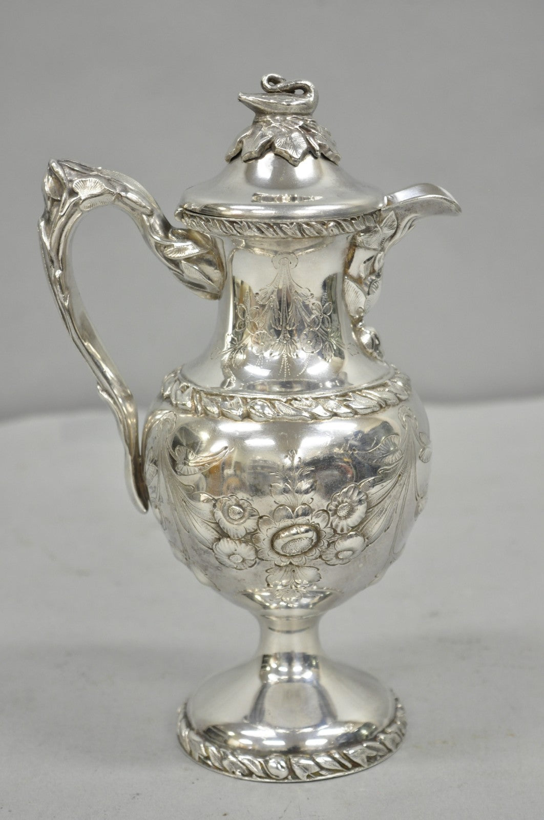 Antique Art Nouveau Rogers Smith Silver Plated Swan Coffee Creamer Small Tea Pot