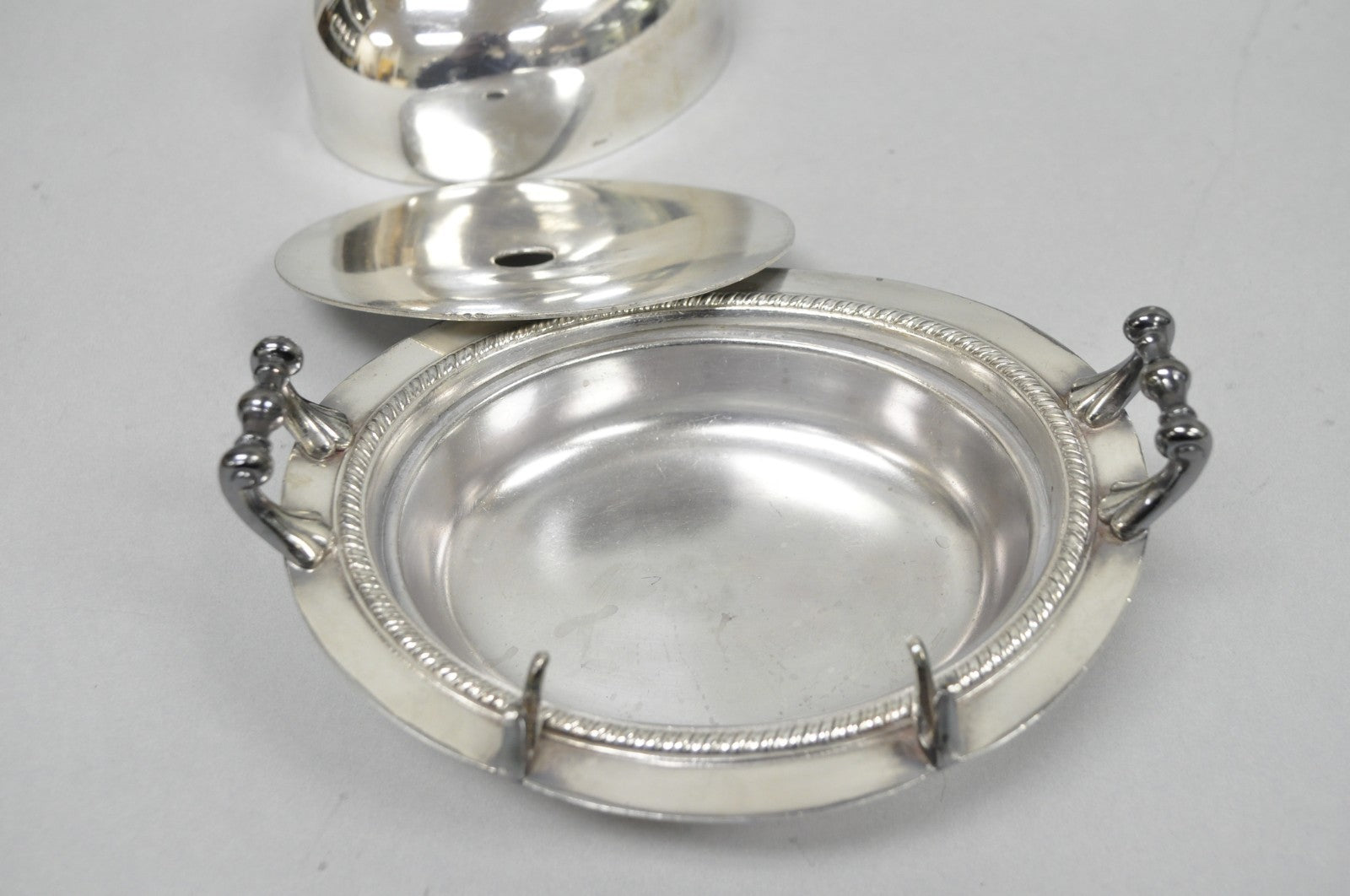 Antique Victorian Middletown Plate Co Silver Plated Fancy Covered Butter Dish