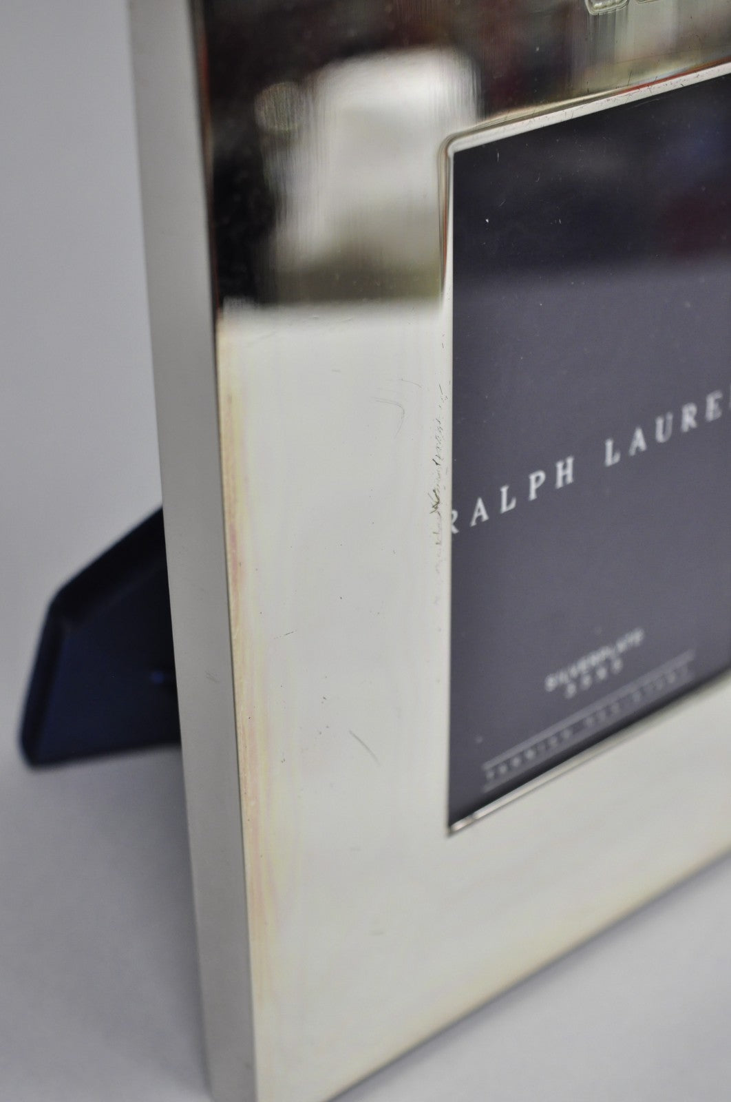Lauren Ralph Lauren Silver Plated Normandy Modern 3.5x5 Photo Picture Frame (B)