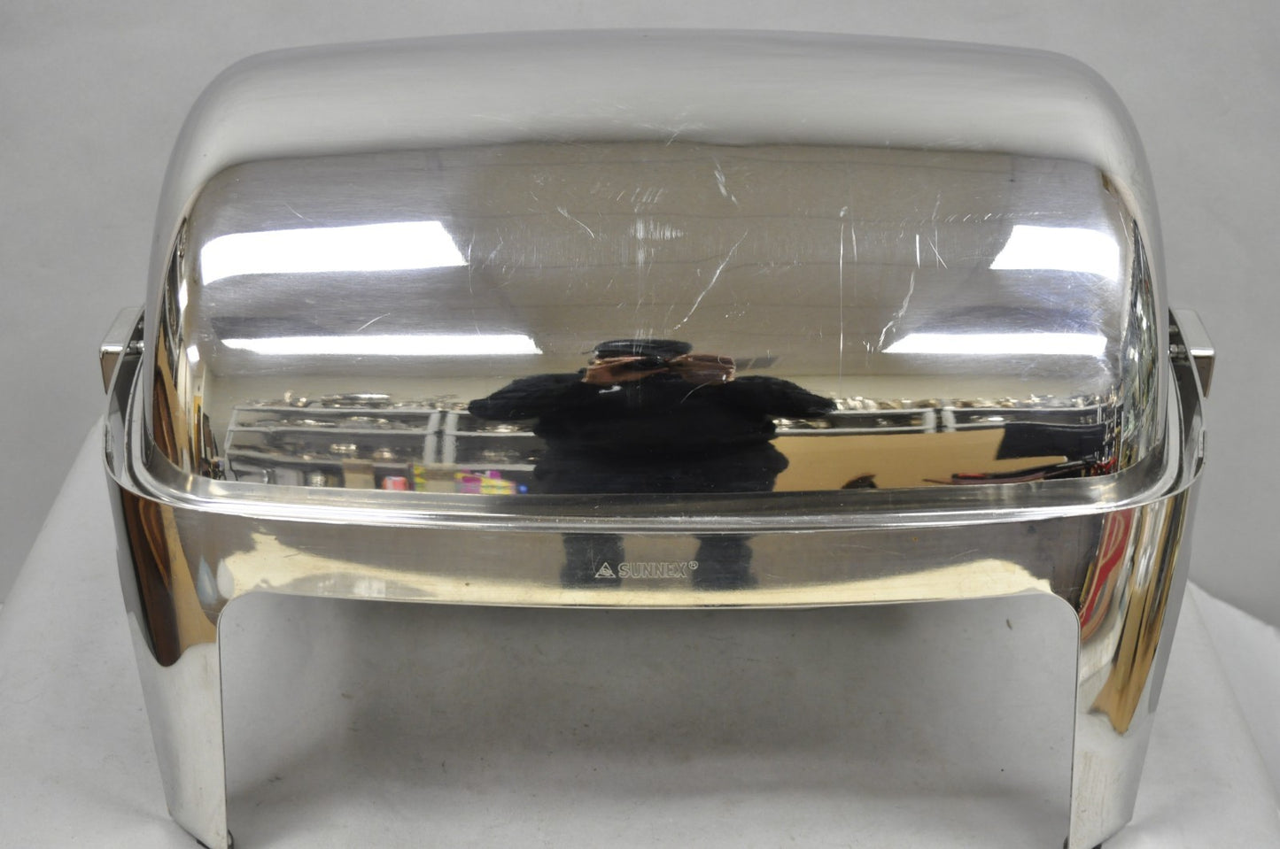 Sunnex Stainless Steel Rolling 8.5L Chafing Dish Buffet Chafer Catering Server