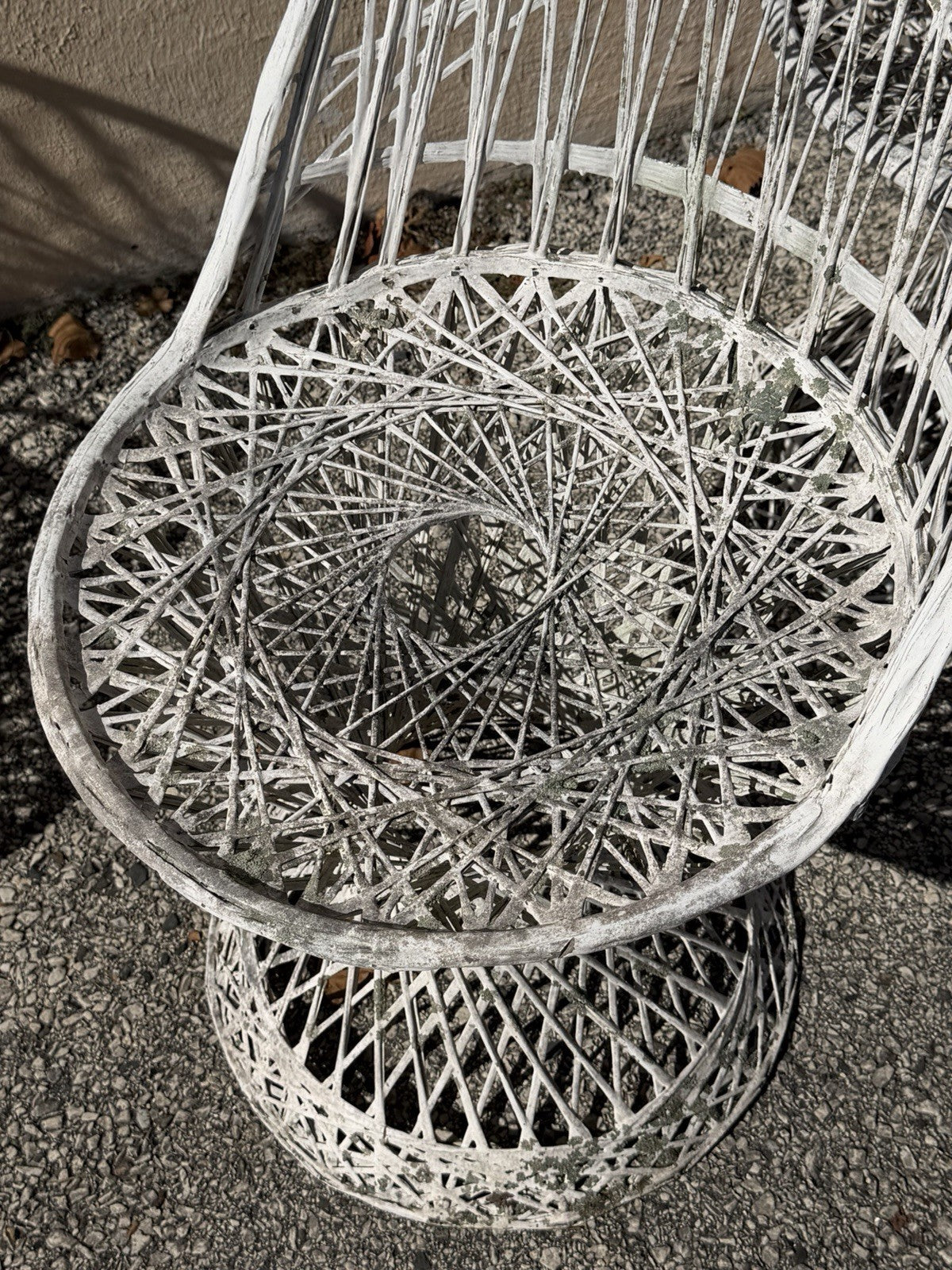 Vintage Russell Woodard Mid Century Modern Spun Fiberglass Patio Dining Set 5 Pc
