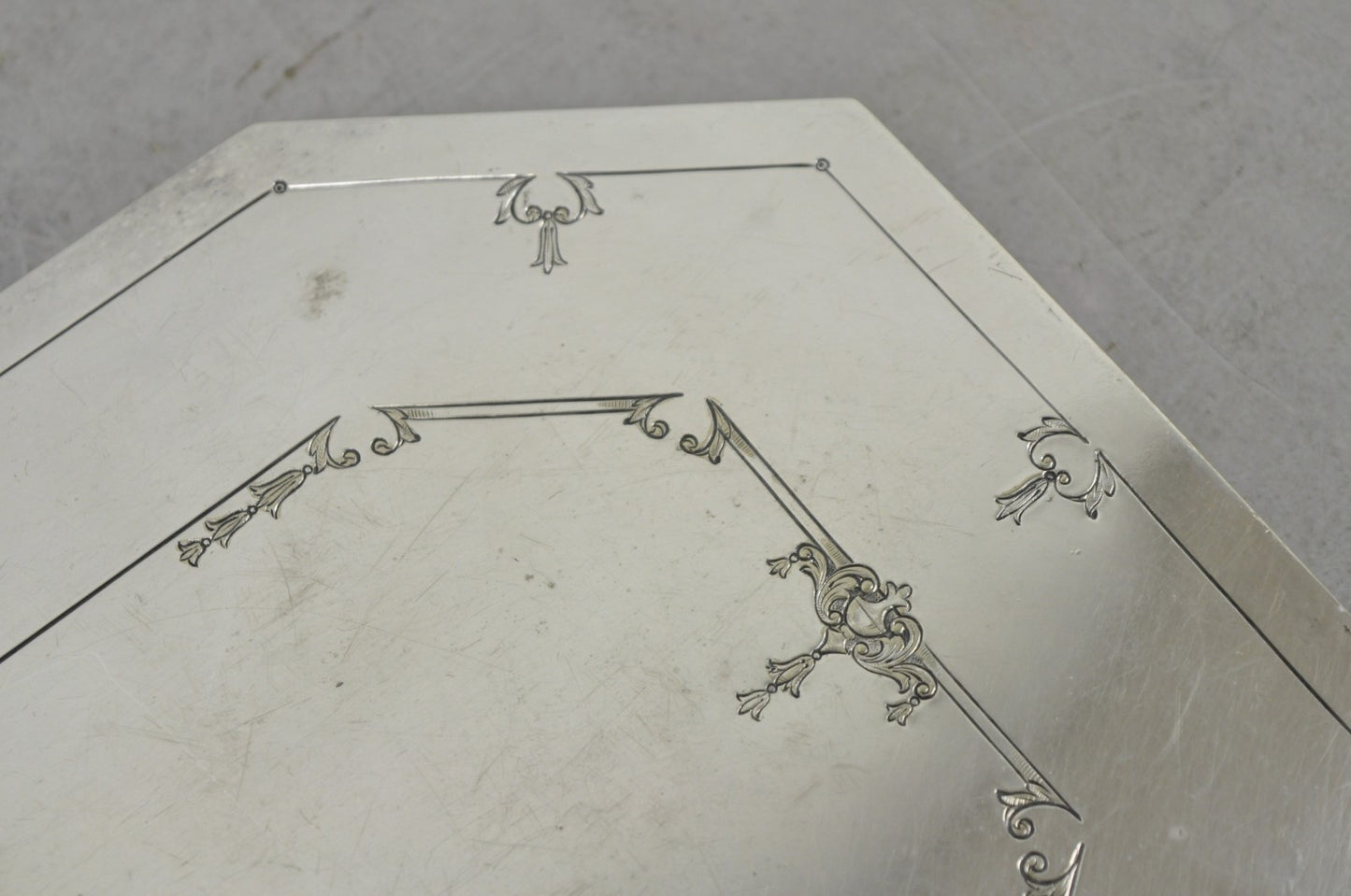 Antique Sheffield Victorian Silver Plated Expanding Octagonal Pot Trivet