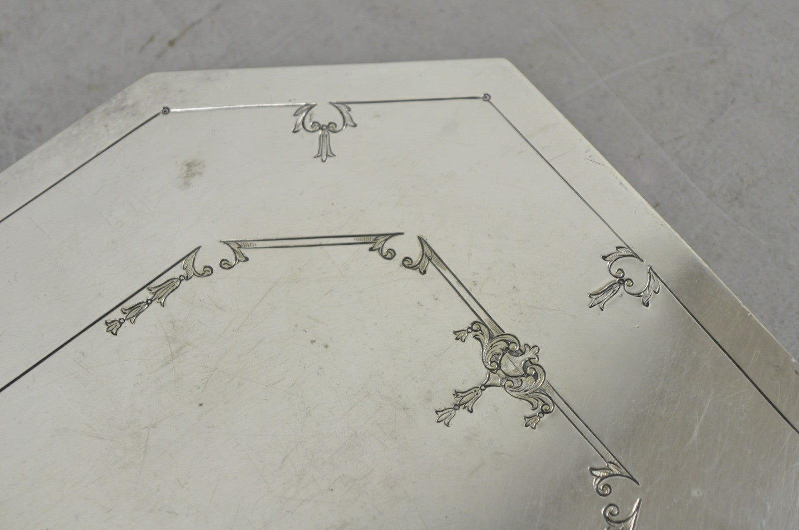 Antique Sheffield Victorian Silver Plated Expanding Octagonal Pot Trivet