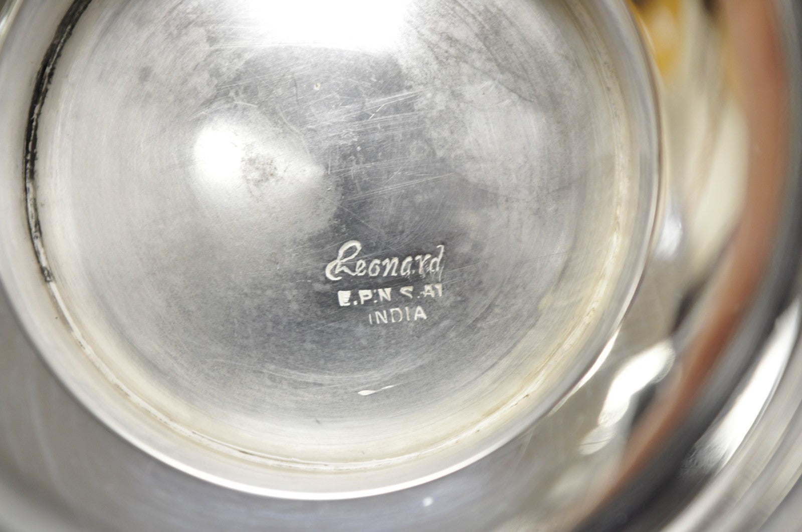 Vintage Leonard Victorian Silver Plated Small Ice Bucket Chiller w/ Handle