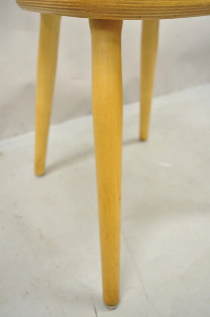 Vintage Mid Century Modern Spindle Back Birch Maple Dining Side Chair