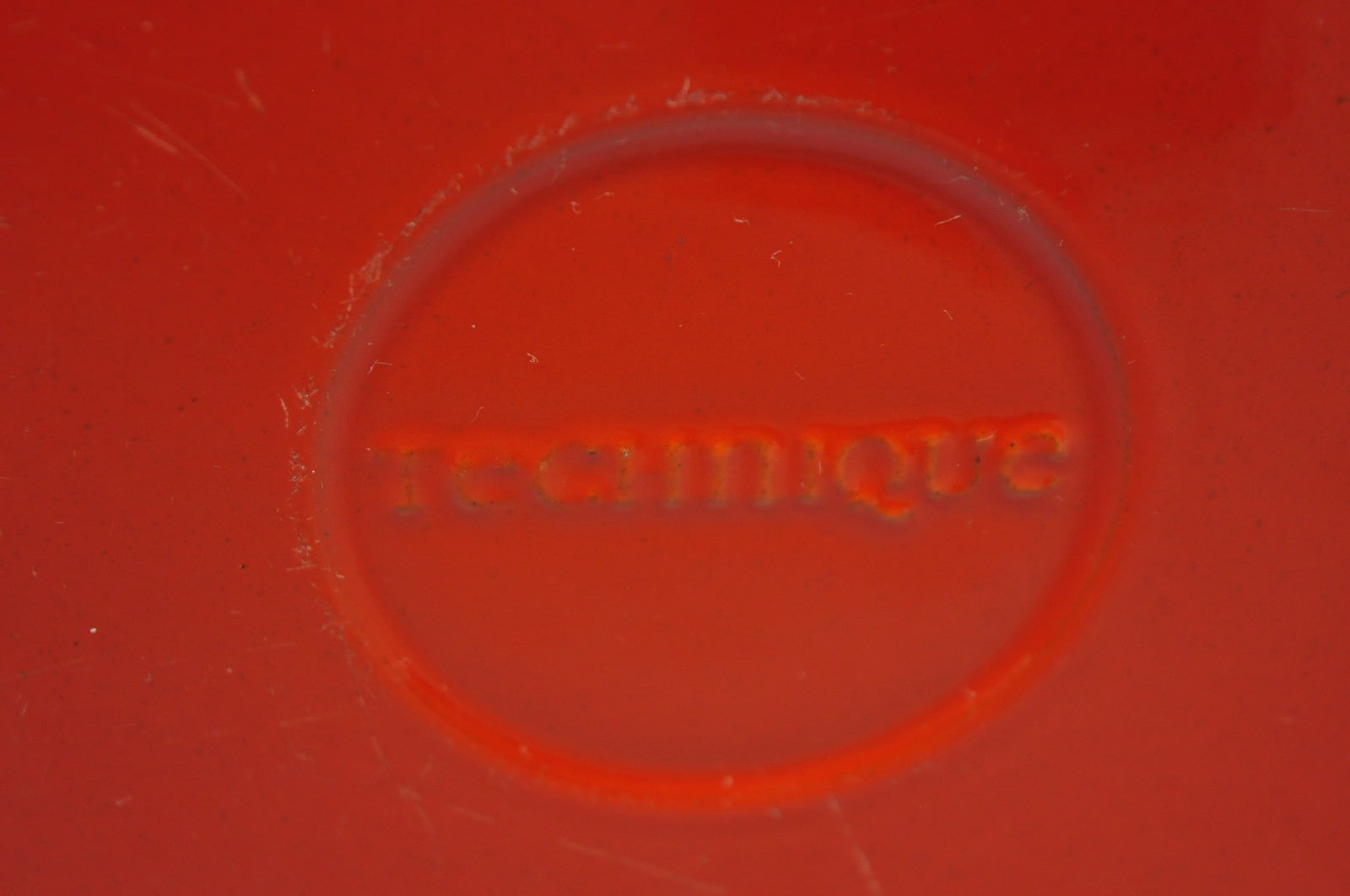Technique 4 Quart Red Cast Iron Dutch Oven Covered Pot with Tomato Design on Lid