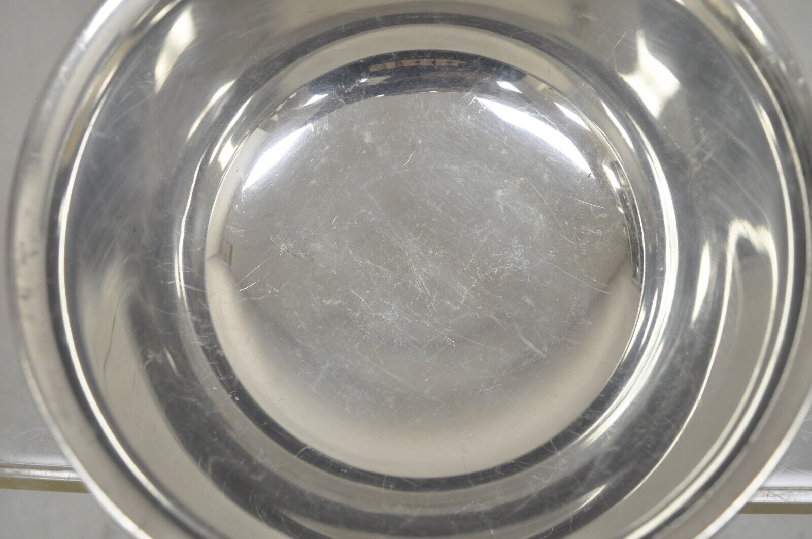 Vintage Queen Art Pewter Silver Plated Award Bowl NY University Arts & Science