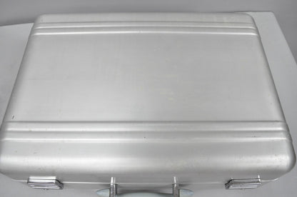 Vintage Art Deco Tokyo Japan Aluminum Hard Shell Suitcase Briefcase