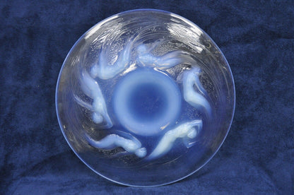 René Lalique Ondines Opalescent Glass Swimming Mermaids French Dish Plate