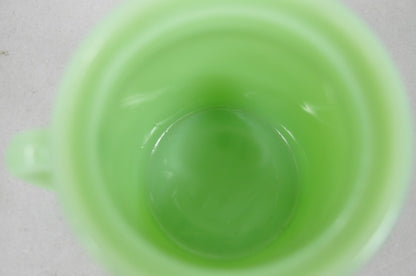 Vintage Green Jadeite Depression Glass 1 Cup Ribbed Juicer Measuring Cup