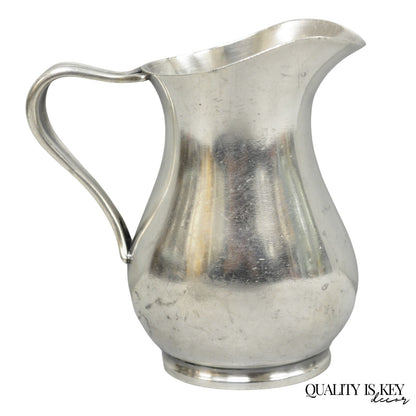 Vintage 1940s US Navy Reed & Barton Silver Plated Soldered Small Creamer Pitcher