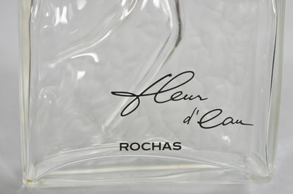 Vintage Large 14" Glass Dummy Bottle “Fleur d’ Eau” by Rochas Perfume Display