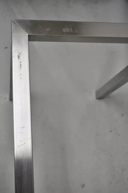 Design Institute of America Steel Mid Century Modern 58" Long Console Hall Table
