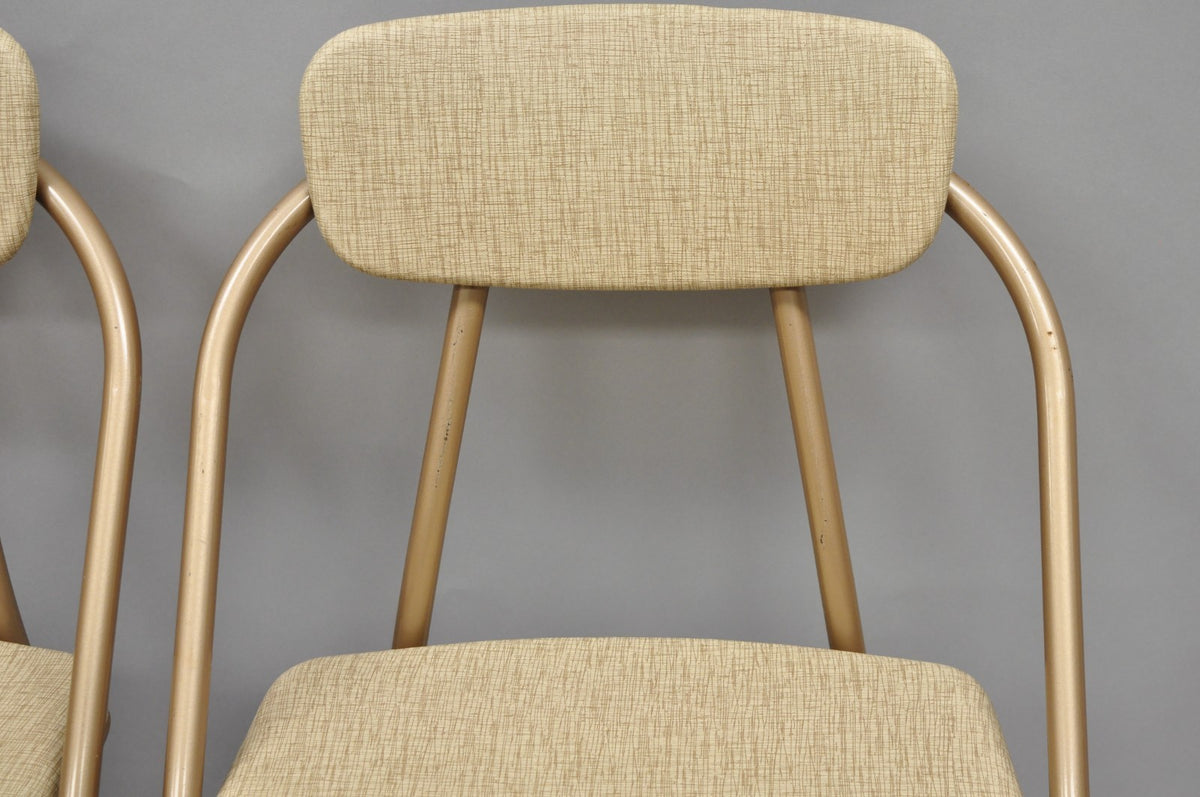 Vintage Hamilton Cosco Stylaire Mid Century Modern Folding Chairs - Set of 4