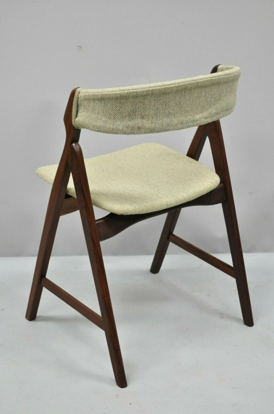 T.H. Harlev Farstrup Mid Century Danish Modern Teak A-Frame Dining Side Chair