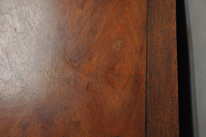 Vintage Henredon Chinoiserie Brass Butterfly Burl Wood Credenza Cabinet Buffet