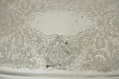 Vintage 1847 Rogers Bros "Remembrance" 9898 Silver Plated Serving Platter Tray