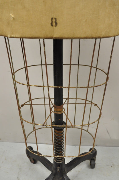 Vintage Wolf Model Form Model 1980 Size 8 Dress Form Mannequin