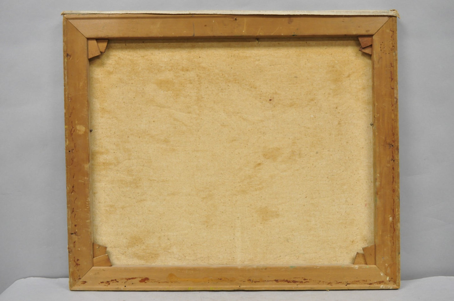 Vintage 1960's Oil on Canvas Southwestern Landscape Painting, Signed Souder