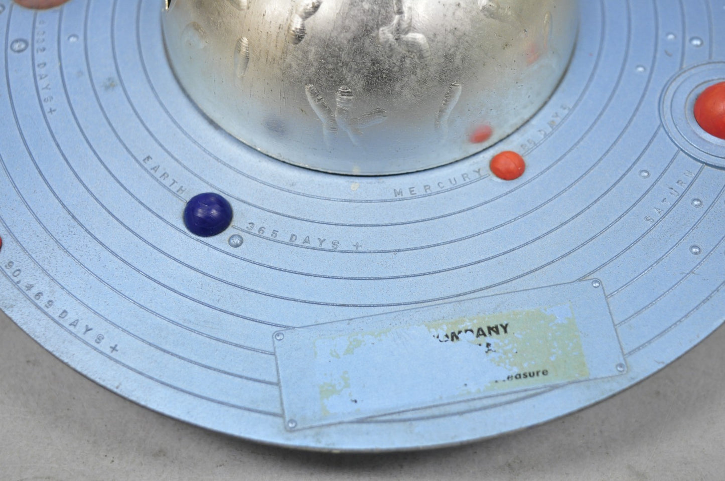 Vintage Mid Century Modern Planet Coin Bank “Plan-IT Bank” Solar System Planet