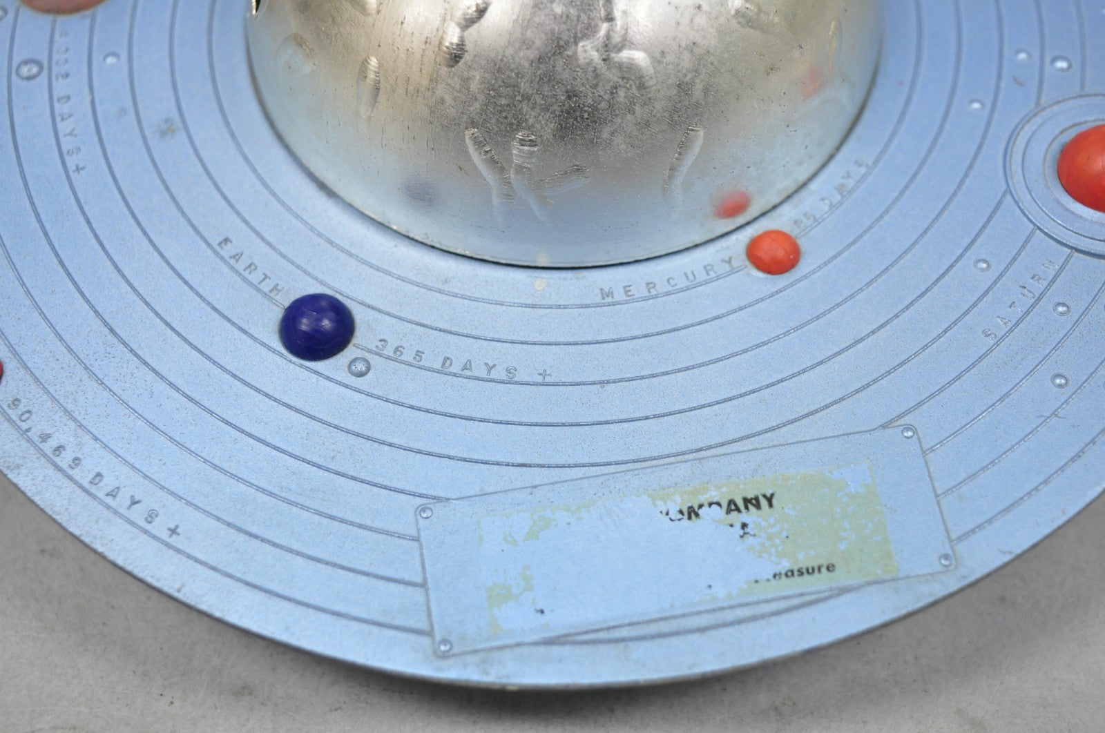 Vintage Mid Century Modern Planet Coin Bank “Plan-IT Bank” Solar System Planet