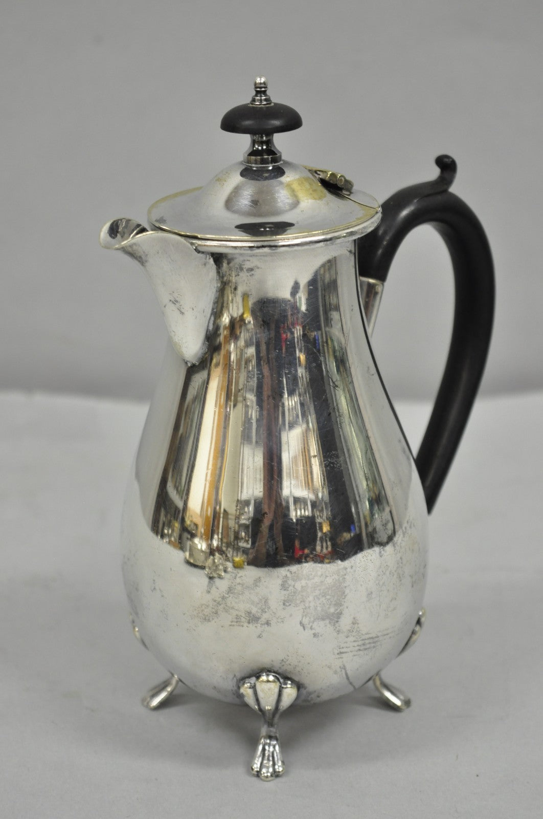 Vintage English Sheffield Victorian Silver Plated Small Coffee Tea Pot Creamer