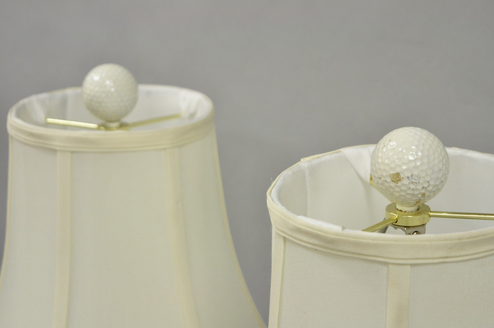 Decorative Modern Real Golf Club Mancave Game Room Table Lamps - a Pair