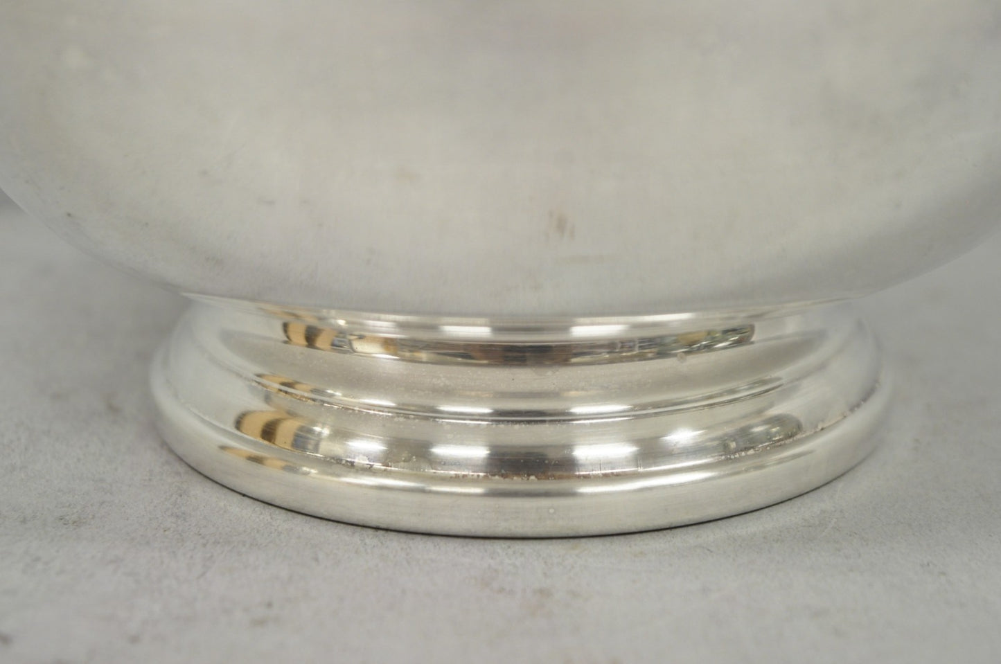 Vintage Mid Century Modern Gorham YC780 8" Silver Plated Serving Bowl