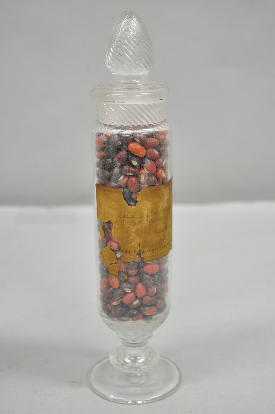 Antique Tiffin Dakota Glass Apothecary Candy Jars from The Philadelphia Museum