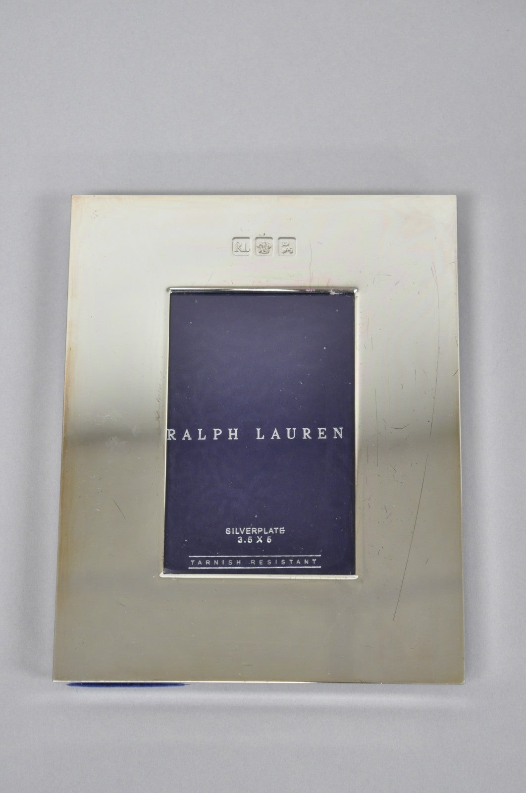 Lauren Ralph Lauren Silver Plated Normandy Modern 3.5x5 Photo Picture Frame (B)