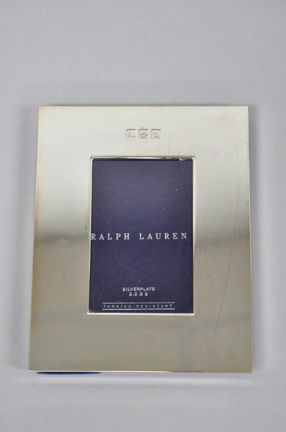 Lauren Ralph Lauren Silver Plated Normandy Modern 3.5x5 Photo Picture Frame (B)