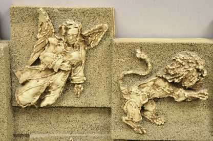 Vintage Finesse Originals 1970s Brutalist Figural Zodiac Wall Sculpture