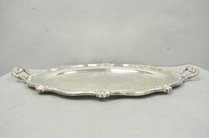 Vintage Reed & Barton 05600 Regent Victorian Silver Plated Serving Platter Tray