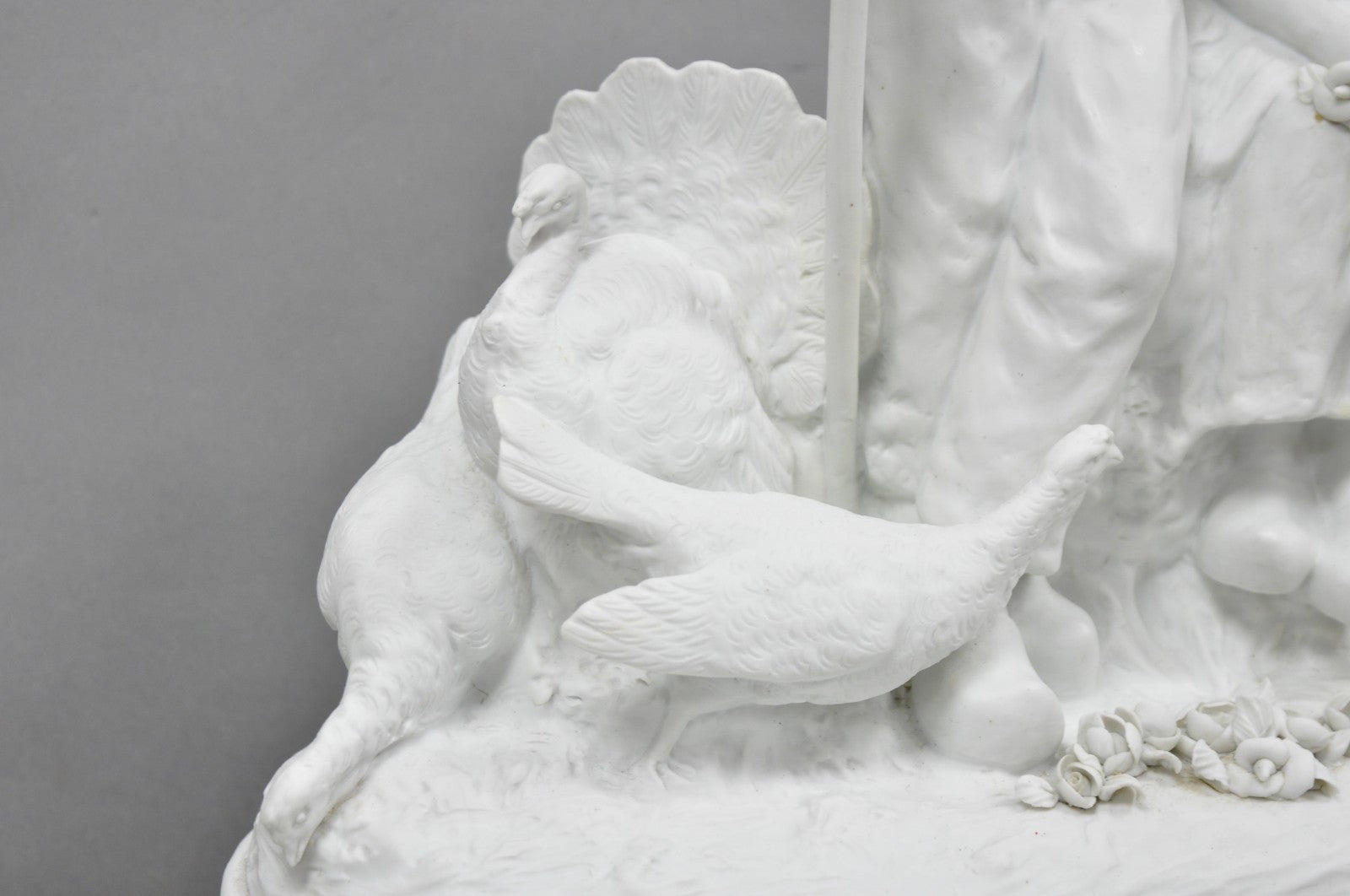 Joseph D'Aste "Les Bergers" French Samson Bisque Porcelain Sculpture Table Lamp