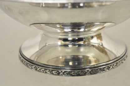 Antique Wallace Bros & Co. Victorian Silver Plated Reticulated Lid Butter Dish