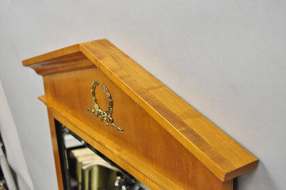 Thomasville Grand Classics Neoclassical Empire Cherry Wood Biedermeier Mirror
