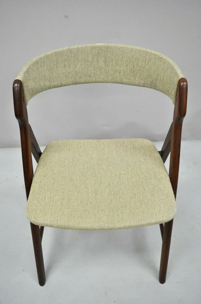 T.H. Harlev Farstrup Mid Century Danish Modern Teak A-Frame Dining Side Chair