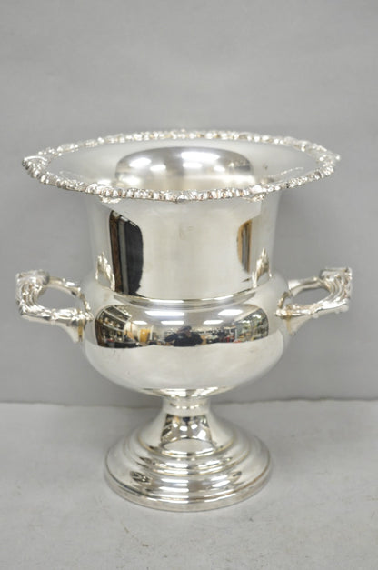 Vintage Sheridan Silver Plated Trophy Cup Urn Bar Champagne Chiller Ice Bucket