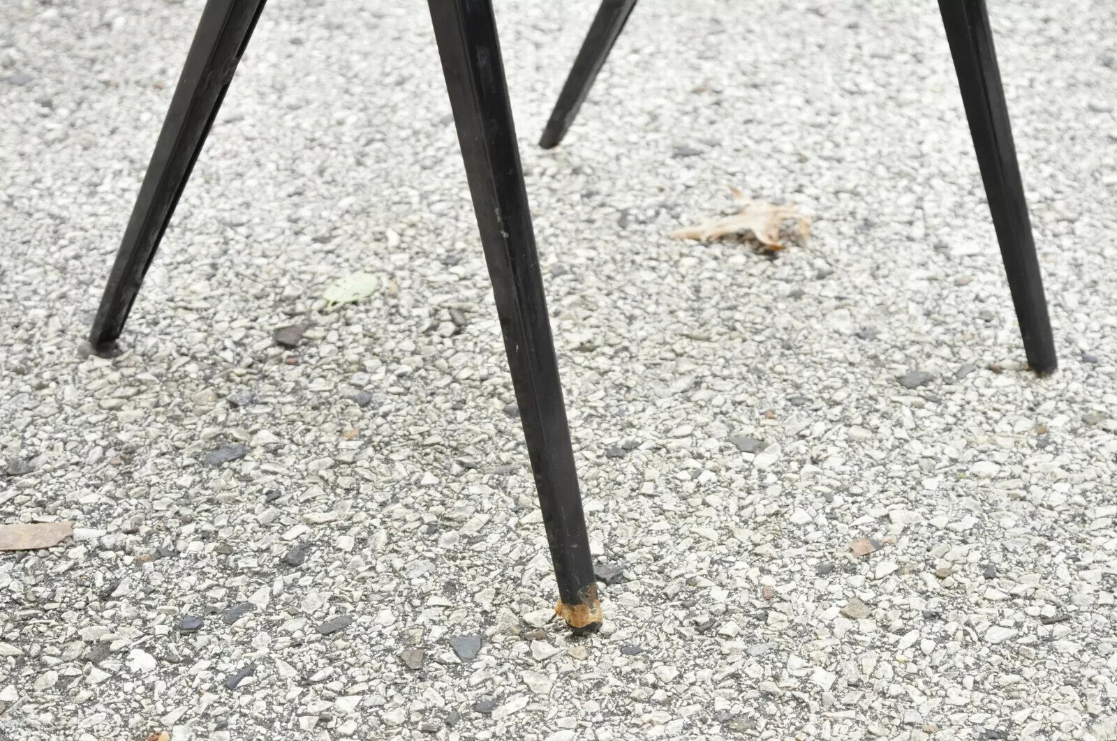 Industry West Madewell Industrial School Side Chair Black Metal Frame - Set of 6