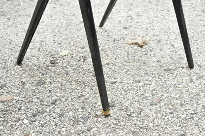 Industry West Madewell Industrial School Side Chair Black Metal Frame - Set of 6
