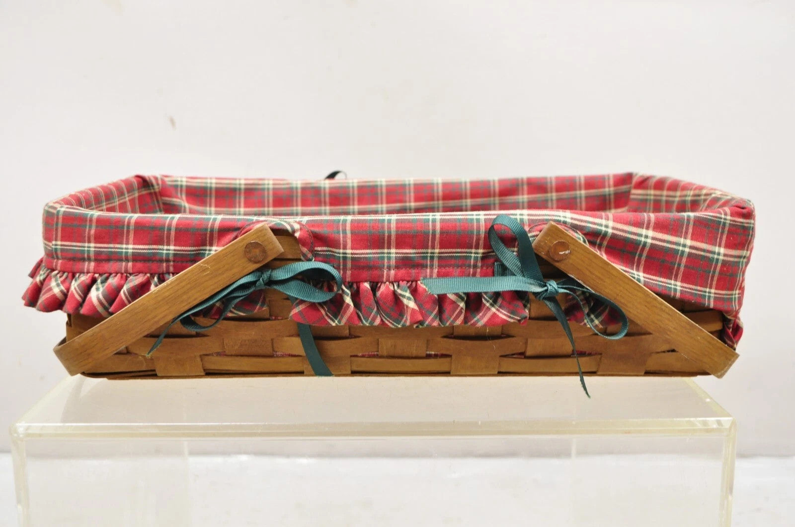 Longaberger 1994 Jingle Bell Basket 1995 Dresden Basket 1988 Basket - 3 Pcs