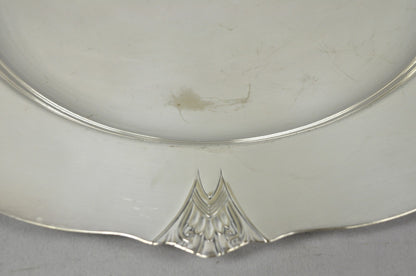 Vintage Victor SP Co Art Deco Silver Plated Charger Serving Dish Platter Plate